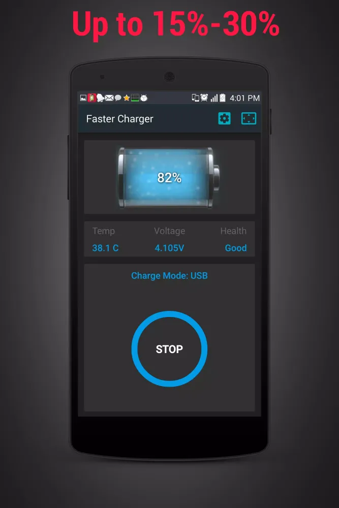 Capturas de pantalla de Faster Charger