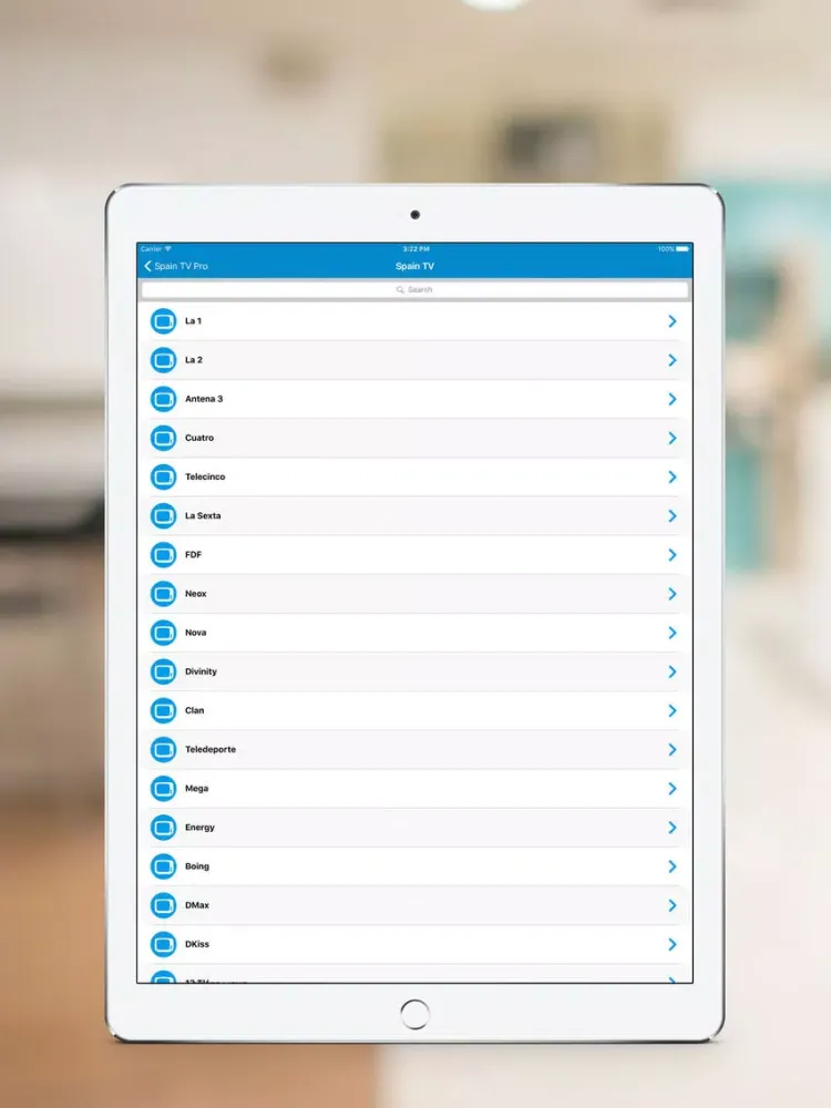 IPTV M3U - Watch Online TV iPad 应用截图