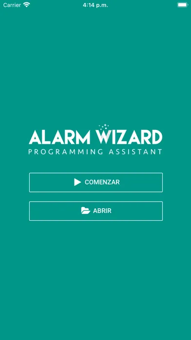 ภาพหน้าจอของ Alarm Wizard