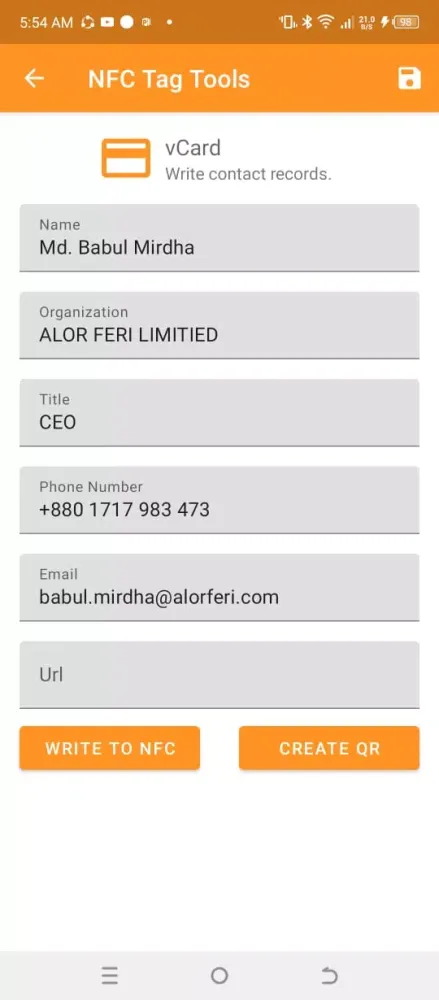 NFC Tag Tools Screenshots