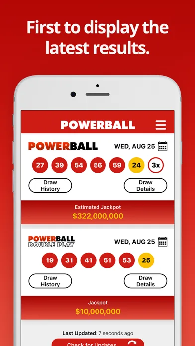 Screenshot di Powerball Lottery