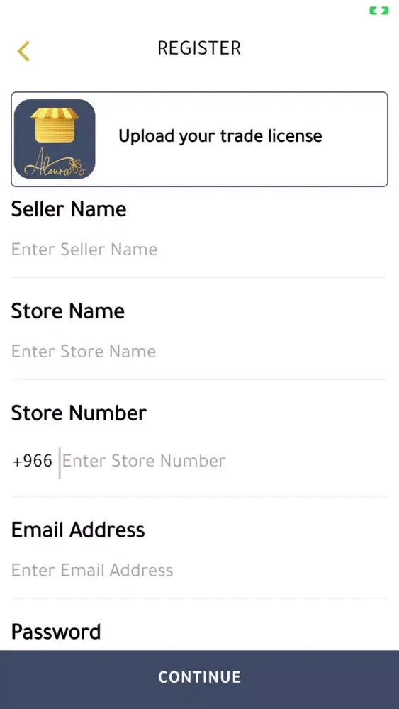 Screenshot di Aloura | التاجر