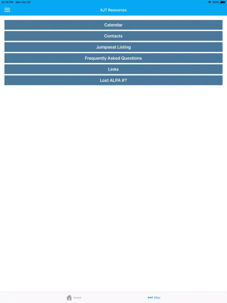 Zrzuty ekranu XJT Resources iPad 