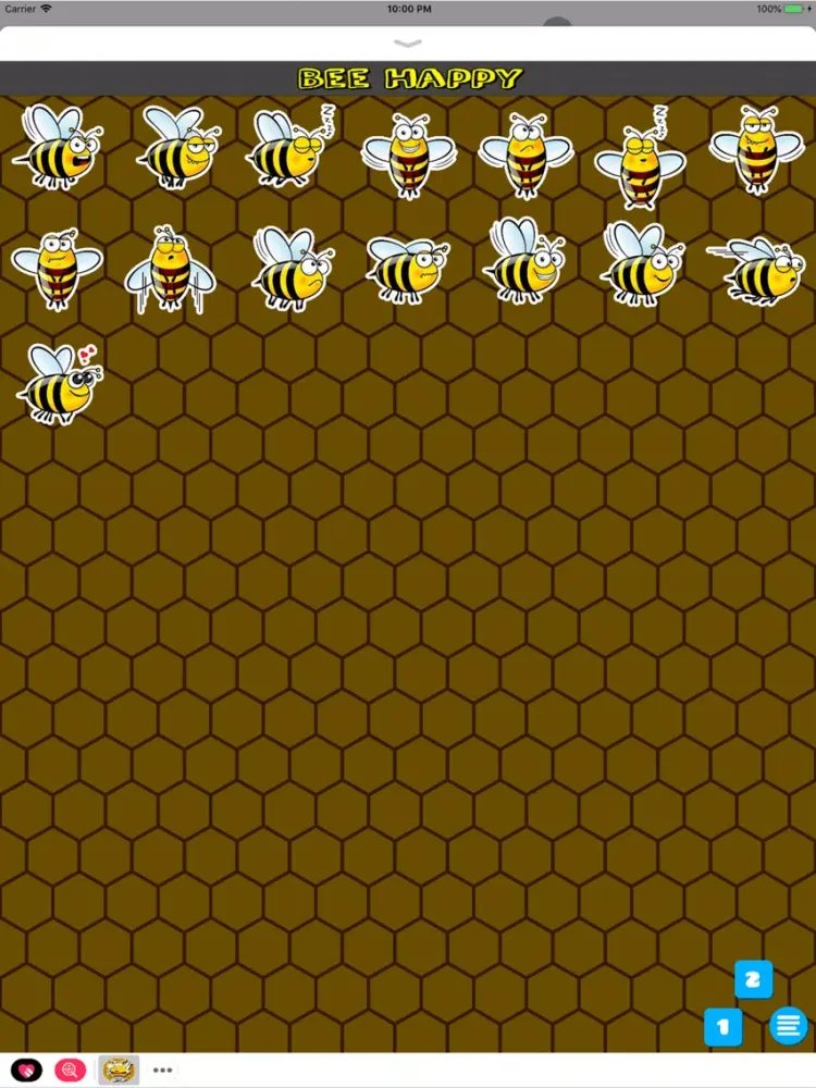 Tangkapan skrin Bee Happy Messenger iPad 