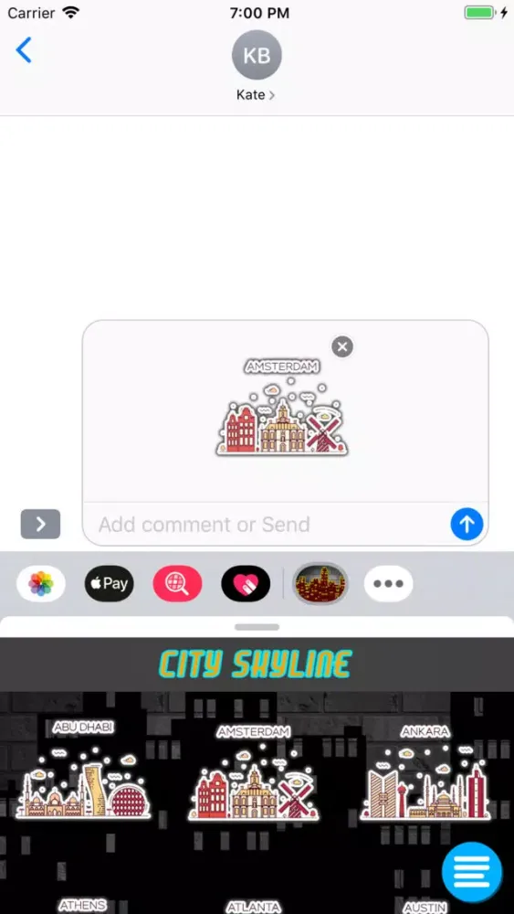 Скриншоты City Skyline Messenger