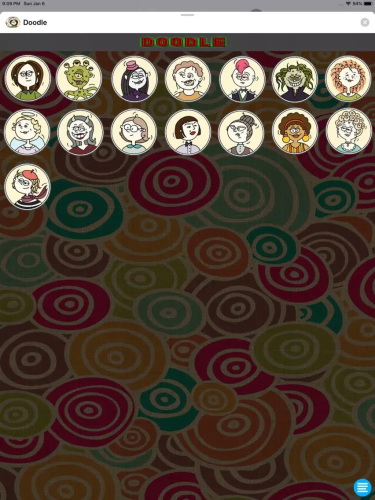Doodle Messenger iPad  스크린샷