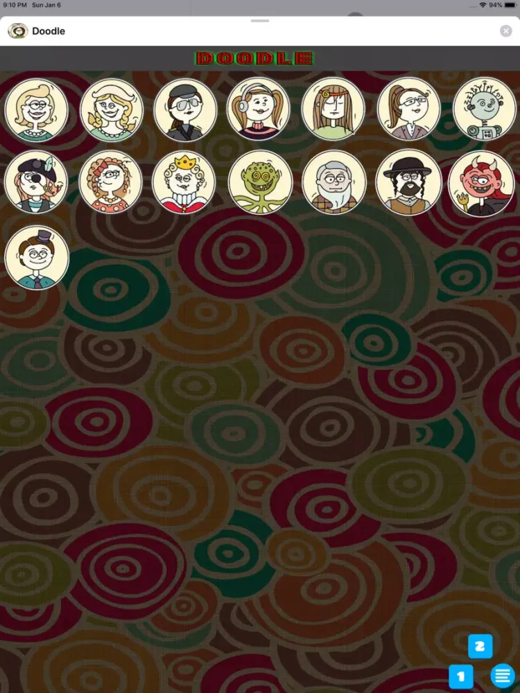 Doodle Messenger iPad  스크린샷