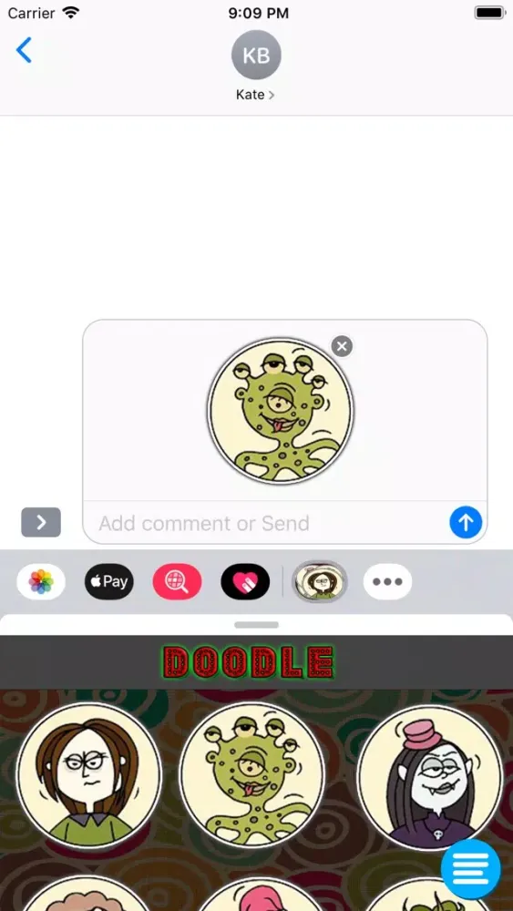 Doodle Messenger 스크린샷