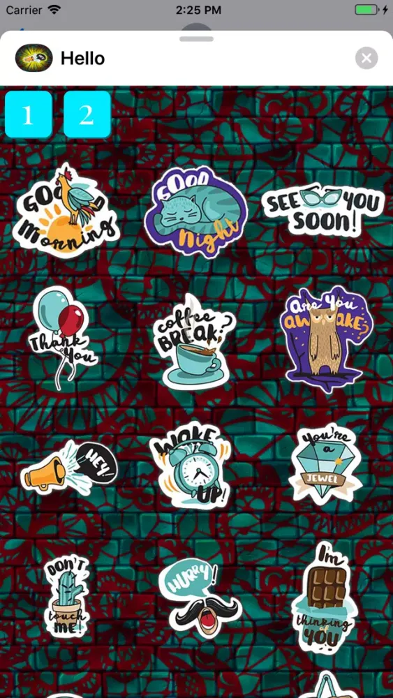 HelloStickersPack应用截图