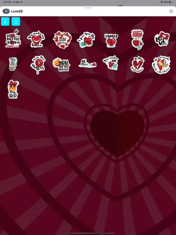 Capturas de pantalla de Love88 iPad 