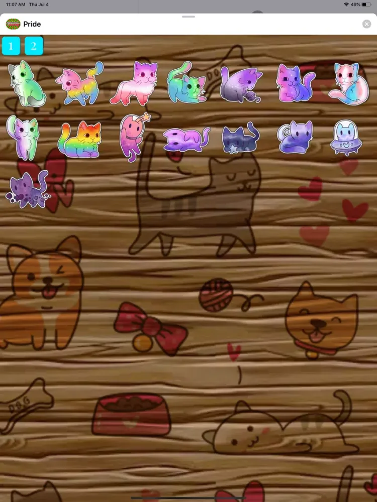 Скриншоты Pride Sticker Pack iPad 