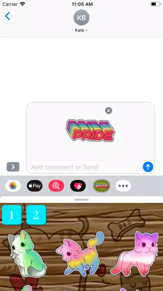 Скриншоты Pride Sticker Pack