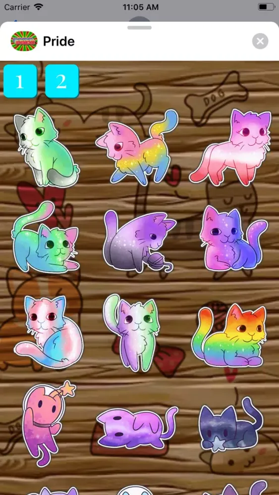 Скриншоты Pride Sticker Pack