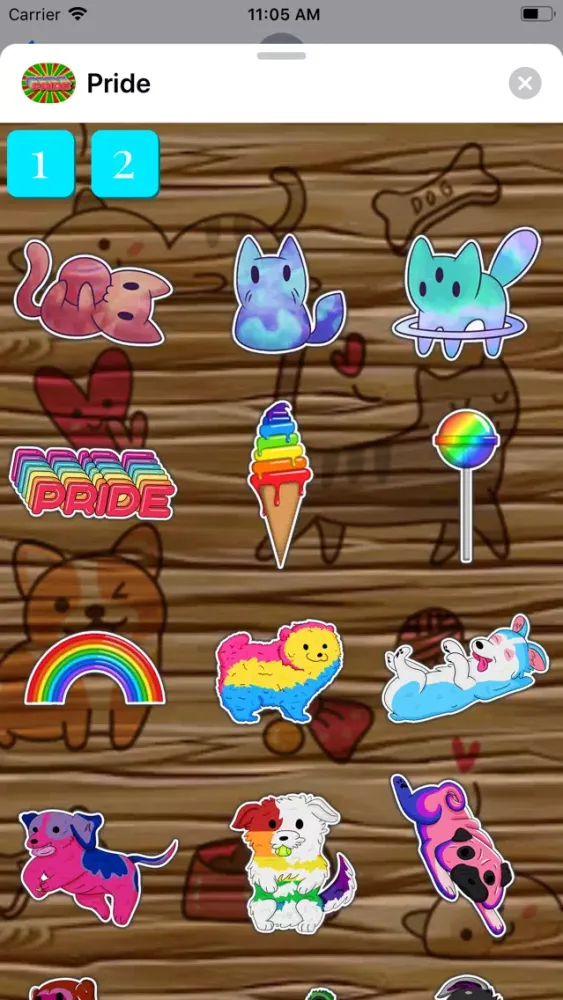 Скриншоты Pride Sticker Pack