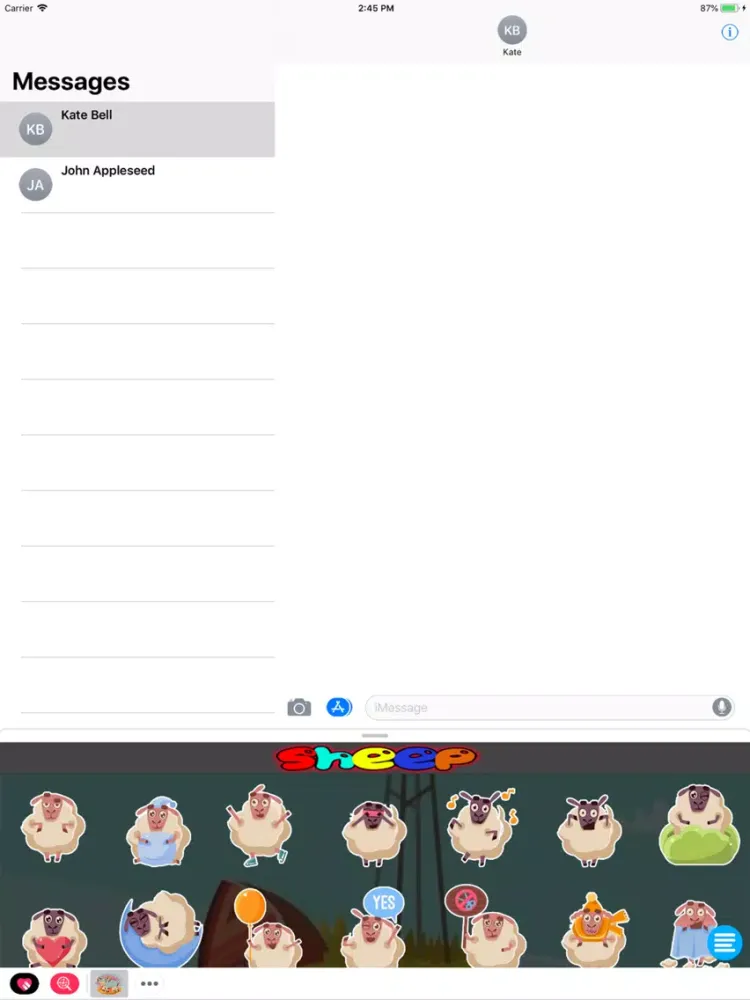 Sheep Sticker iPad  Ekran Görüntüleri