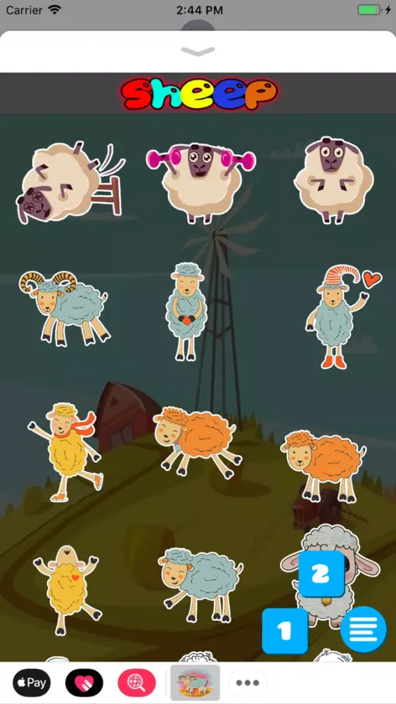 Sheep Sticker Ekran Görüntüleri