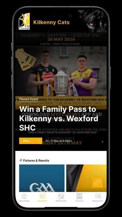 Captures d'écran de Kilkenny Cats Social