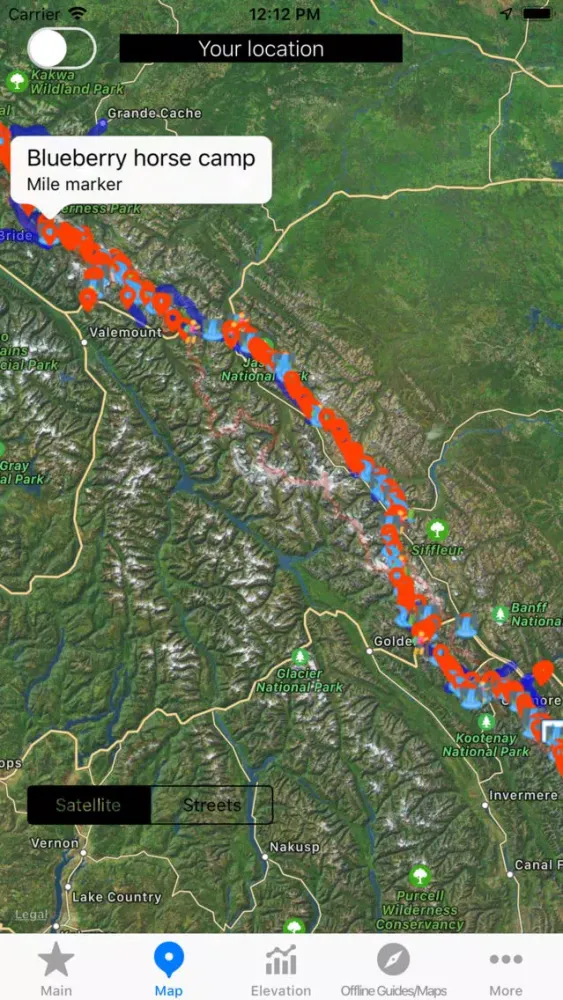 Capturas de tela do The Great Divide Trail