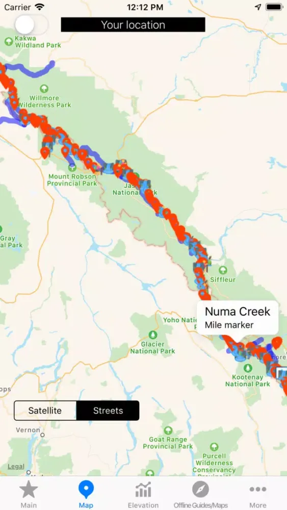 Capturas de tela do The Great Divide Trail