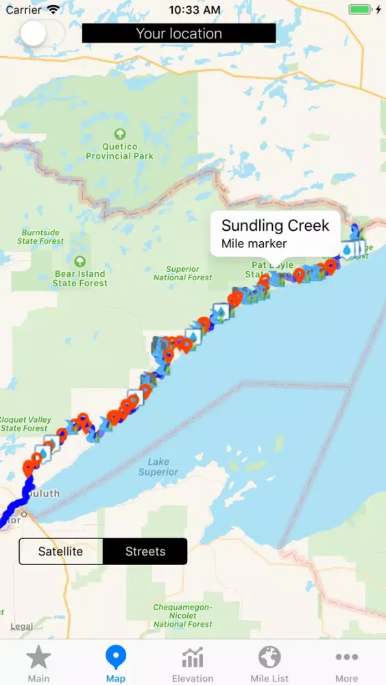 Capturas de pantalla de Superior Hiking Trail