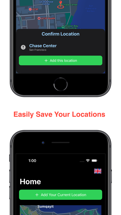 Tangkapan layar Location Manager - MyLocations
