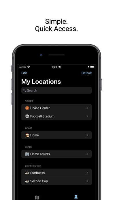 Tangkapan layar Location Manager - MyLocations