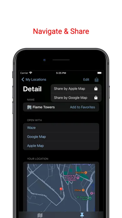 Screenshot di Location Manager - MyLocations