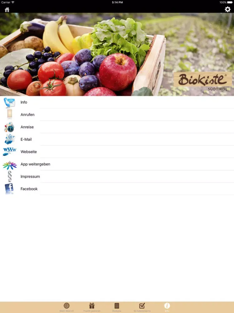 Biokistl iPad  سکرین شاٹس