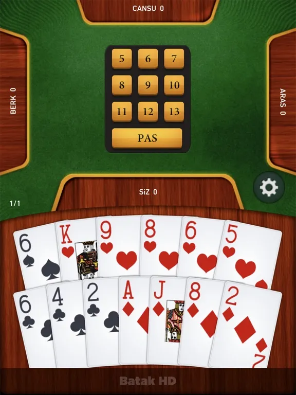 Batak HD - İnternetsiz Batak iPad  Screenshots
