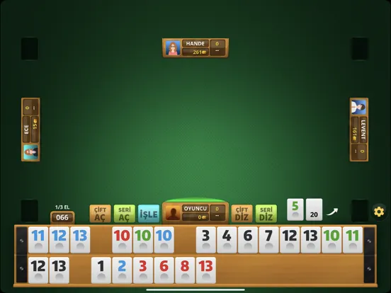 Captures d'écran de 101 Okey HD-İnternetsiz YüzBir iPad 