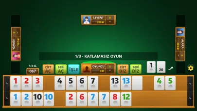 Captures d'écran de 101 Okey HD-İnternetsiz YüzBir