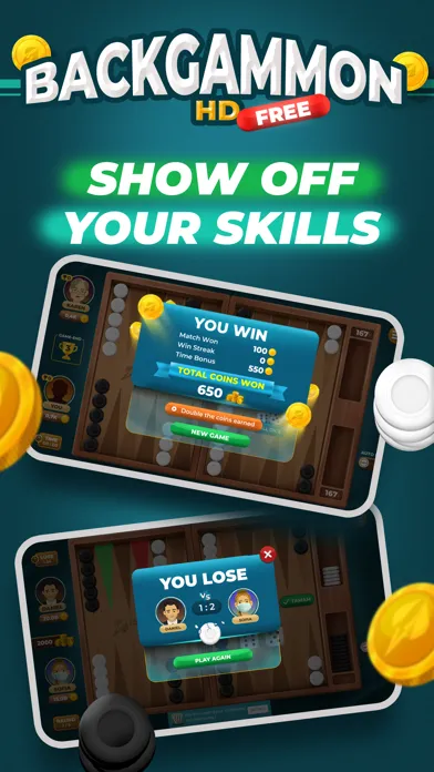 تصاویر Backgammon HD - Offline
