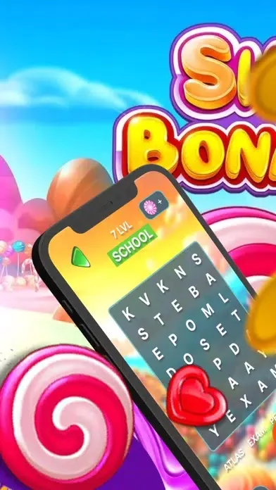 صور Sweet Bonanza: Find Right Word