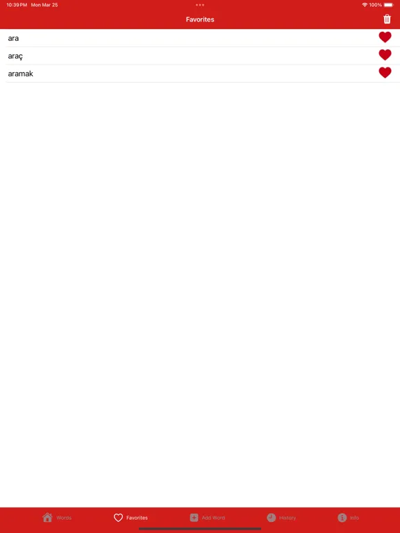Türkçe Kırgızca Sözlük iPad 应用截图