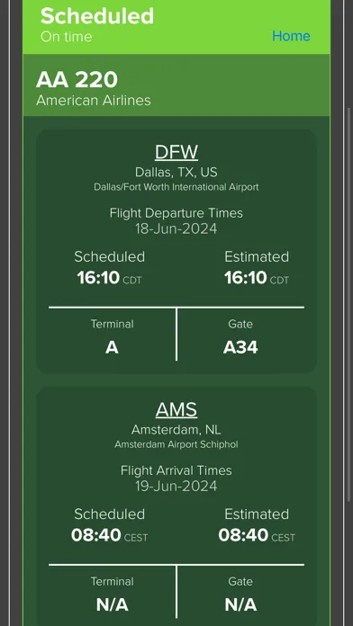 Flight Status Live应用截图