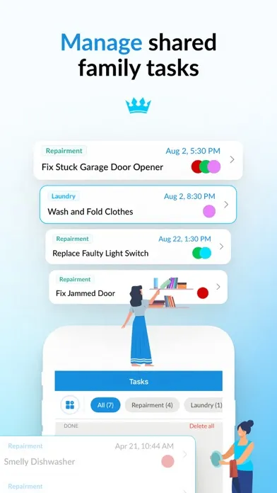 Chores Tracker: Homanager سکرین شاٹس