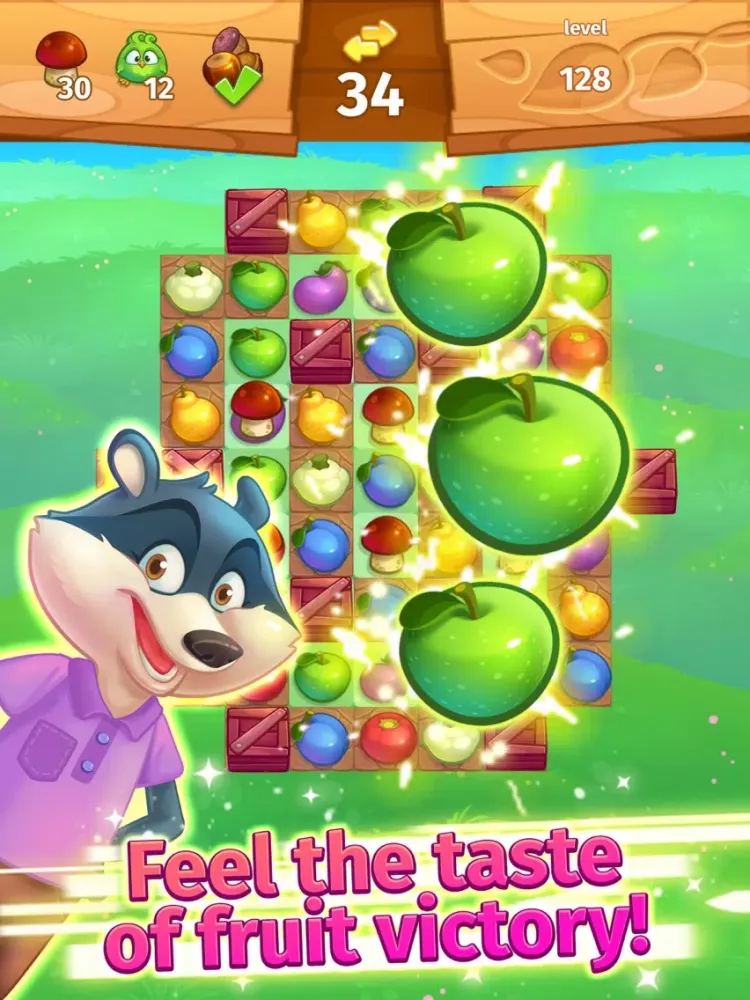 Capturas de pantalla de Animal Village match-3 iPad 