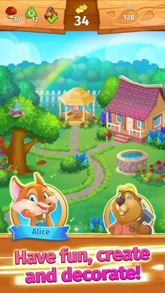 Capturas de pantalla de Animal Village match-3