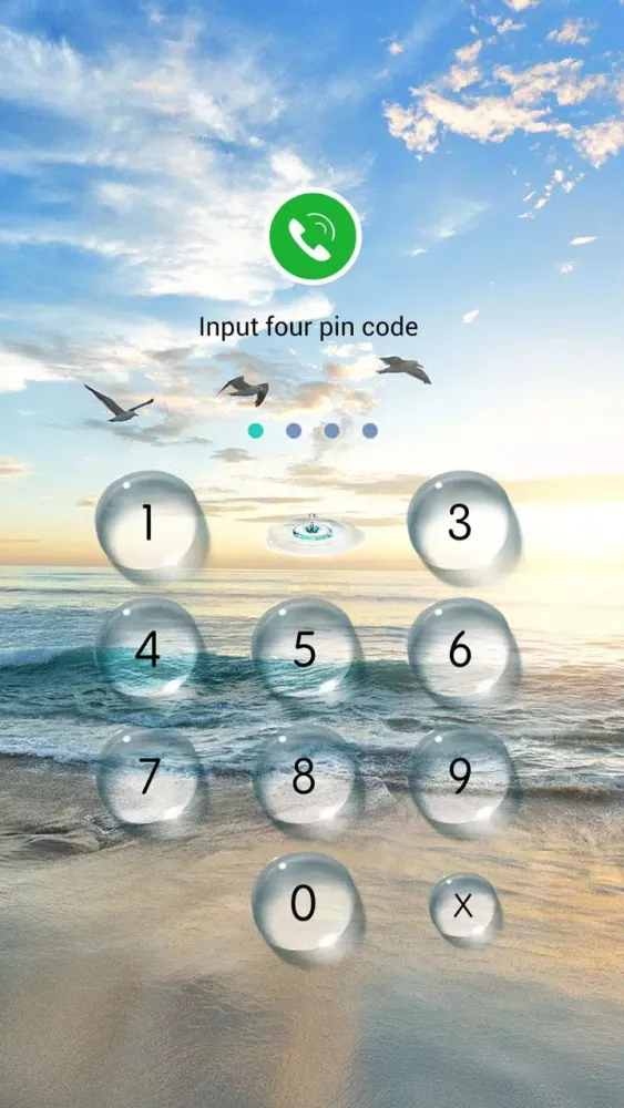 AppLock Theme - Beach Screenshots