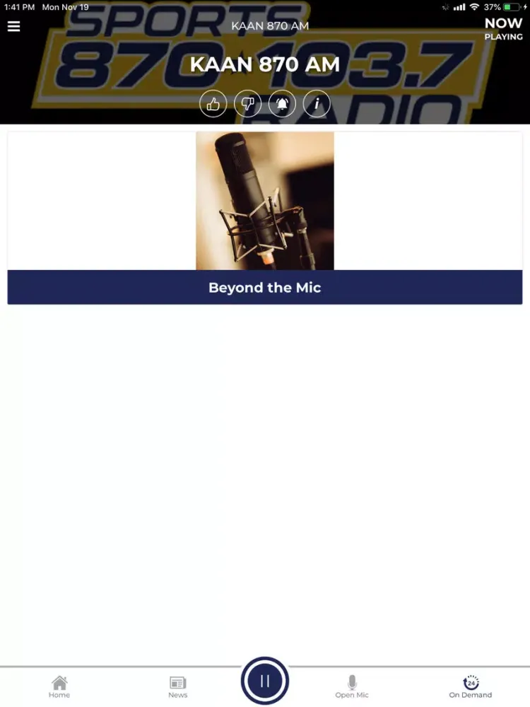 Sports Radio 870 & 103.7 iPad 应用截图