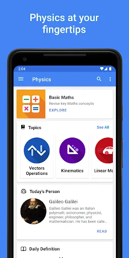 Physics Pro - Notes & Formulas Screenshots