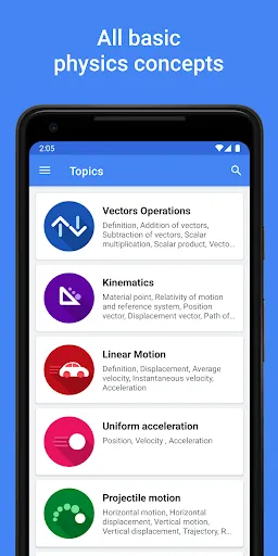 Physics Pro - Notes & Formulas Screenshots