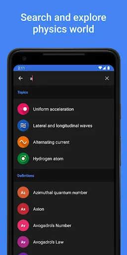 Physics Pro - Notes & Formulas Screenshots