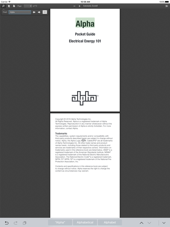 تصاویر Alpha Electricity 101 Guide iPad 
