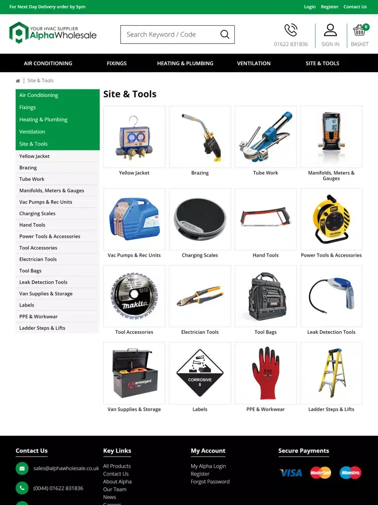 Alpha Wholesale iPad 应用截图