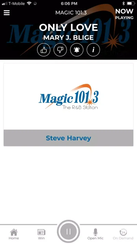 Capturas de tela do Magic 101.3