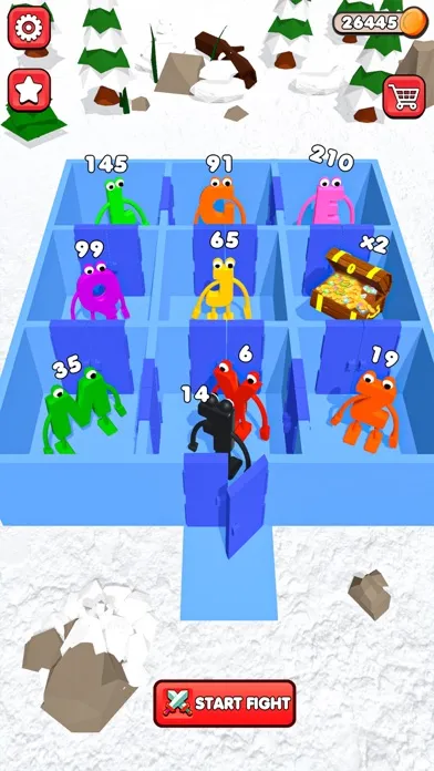 Ảnh chụp màn hình của Sprunki Room Maze Hide & Seek