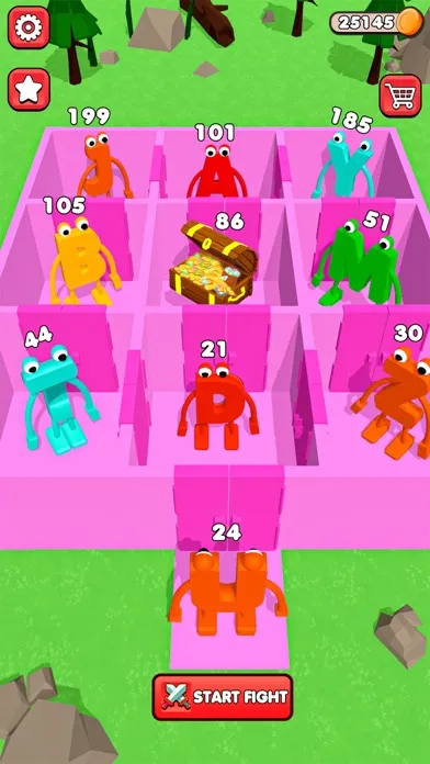 Ảnh chụp màn hình của Sprunki Room Maze Hide & Seek