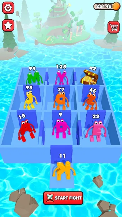 Ảnh chụp màn hình của Sprunki Room Maze Hide & Seek