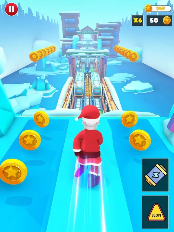 Santa Run: Christmas Runner 3d iPad 应用截图